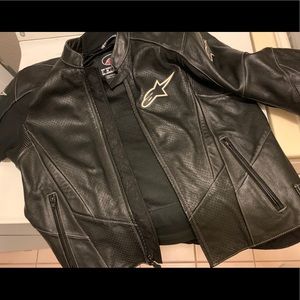Alpinestars leather moto jacket